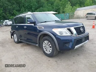 2017 Nissan Armada SV z VIN JN8AY2NCXH9511383, wystawiony jako IAAI lot #42183133 z przebiegiem 101 175 mil mil oraz . Historia ofert i sprzedaży dostępna na DreamBid. Obrazek 1.