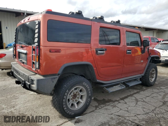 2003 Hummer H2 with VIN 5GRGN23U43H114002, listed as a Copart auction lot 78552954 with 203,277 mi miles and Clean Title. Bid and sale history available at carsss.com. Image 3.