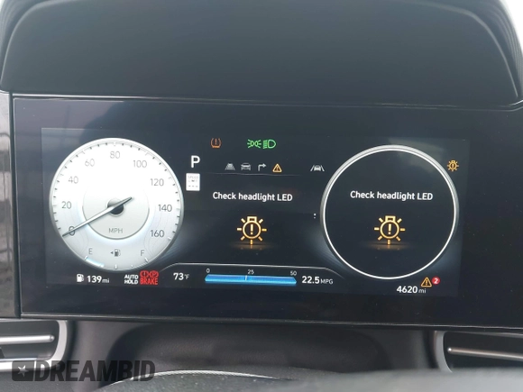 2025 Hyundai Elantra SEL Convenience with VIN KMHLS4DG7SU952152, listed as a IAAI auction lot 42188302 with 4,620 mi miles and . Bid and sale history available at DreamBid. Image 7.