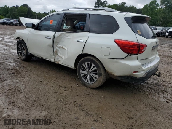 2017 Nissan Pathfinder SL with VIN 5N1DR2MNXHC901682, listed as a Copart auction lot 56647105 with Not provided miles and Salvage title. Bid and sale history available at DreamBid. Image 2.