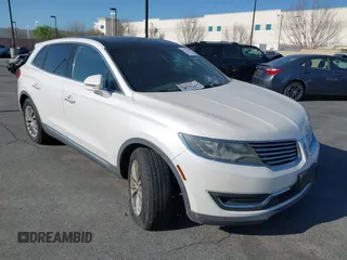 2016 Lincoln MKX Select with VIN 2LMTJ6KR5GBL30010, listed as a IAAI auction lot 41741385 with 112,647 mi miles. Bid and sale history available at carsss.com. Image 1.
