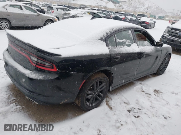 2019 Dodge Charger SXT with VIN 2C3CDXJG9KH589669, listed as a IAAI auction lot 41181924 with 30,347 mi miles and . Bid and sale history available at DreamBid. Image 4.