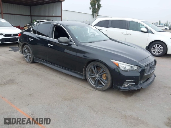 2017 Infiniti Q50 Premium z VIN JN1EV7AP3HM737356, wystawiony jako IAAI lot #42455005 z przebiegiem 92 524 mil mil oraz . Historia ofert i sprzedaży dostępna na DreamBid. Obrazek 1.