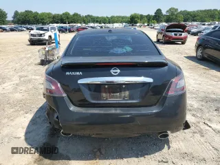 2014 Nissan Maxima SV z VIN 1N4AA5AP4EC462633, wystawiony jako Copart lot #60124815 z przebiegiem Nie podano mil oraz Szkoda całkowita • Salvage title. Historia ofert i sprzedaży dostępna na DreamBid. Obrazek 6.