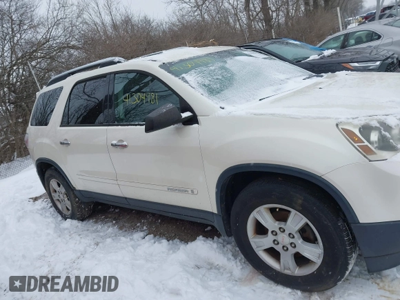 2008 GMC Acadia SLE1 with VIN 1GKEV13778J258533, listed as a IAAI auction lot 41304981 with 210,552 mi miles. Bid and sale history available at carsss.com. Image 13.