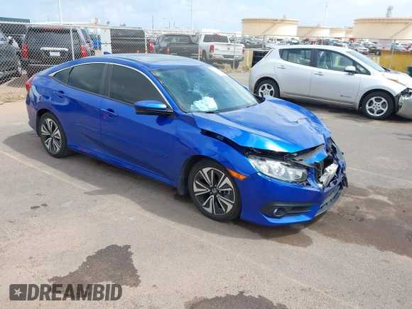 2018 Honda Civic EX-T z VIN JHMFC1F31JX018152, wystawiony jako IAAI lot #41935394 z przebiegiem 60 333 mil mil oraz . Historia ofert i sprzedaży dostępna na DreamBid. Obrazek 1.