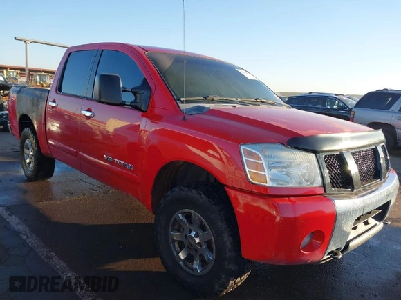 2007 Nissan Titan LE with VIN 1N6AA07BX7N207725, listed as a IAAI auction lot 40892833 with Not provided miles and . Bid and sale history available at DreamBid. Image 1.