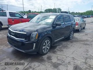 2022 Kia Telluride S with VIN 5XYP6DHCXNG307597, listed as a IAAI auction lot 42443135 with 46,356 mi miles and . Bid and sale history available at DreamBid. Image 16.