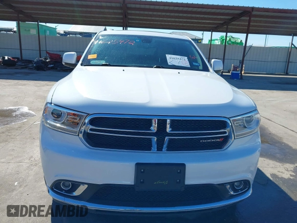 2016 Dodge Durango Limited with VIN 1C4RDHDG8GC475227, listed as a IAAI auction lot 41625472 with 125,159 mi miles. Bid and sale history available at carsss.com. Image 12.