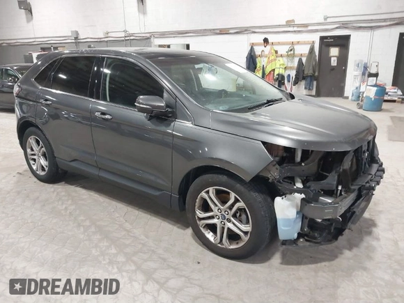 2016 Ford Edge Titanium with VIN 2FMPK4K85GBB21226, listed as a IAAI auction lot 41613363 with 114,490 mi miles. Bid and sale history available at carsss.com. Image 1.