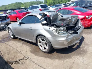 2005 Mercedes-Benz SLK 230/320 with VIN WDBWK56F45F030313, listed as a IAAI auction lot 42575872 with 183,685 mi miles and . Bid and sale history available at DreamBid. Image 3.