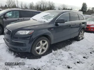 2015 Audi Q7 3.0T S line Prestige with VIN WA1DGAFE4FD003372, listed as a Copart auction lot 45010835 with 142,791 mi miles and Salvage Title. Bid and sale history available at carsss.com. Image 1.