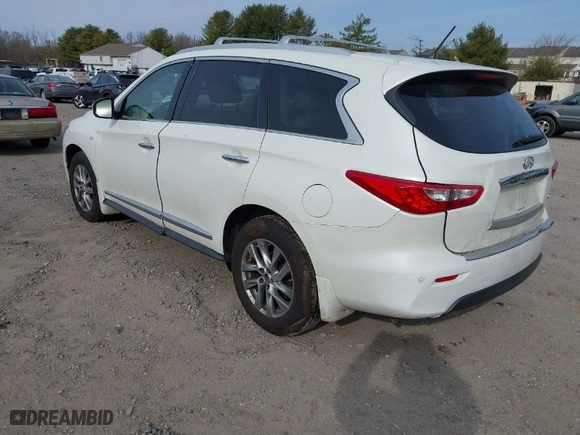 2015 Infiniti QX60 with VIN 5N1AL0MM0FC505953, listed as a IAAI auction lot 41781748 with 109,643 mi miles. Bid and sale history available at carsss.com. Image 3.