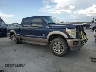 2014 Ford F-250 XL with VIN 1FT7W2BT3EEA30247, listed as a Copart auction lot 64308185 with Not provided miles and Clean title. Bid and sale history available at DreamBid. Image 4.