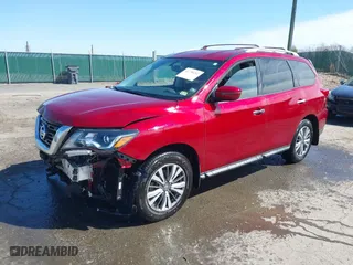 2020 Nissan Pathfinder SV with VIN 5N1DR2BM2LC633066, listed as a IAAI auction lot 41738292 with 63041 miles. Bid and sale history available at carsss.com. Image 18.