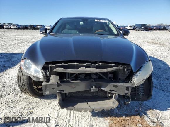 2012 Jaguar XJ with VIN SAJWA1CB1CLV31450, listed as a Copart auction lot 46883875 with 150,268 mi miles and Salvage Title. Bid and sale history available at DreamBid. Image 5.