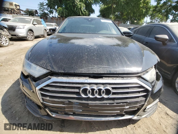 2019 Audi A6 Premium with VIN WAUK2AF2XKN035505, listed as a Copart auction lot 63650464 with 56,049 mi miles and Salvage Title. Bid and sale history available at carsss.com. Image 5.