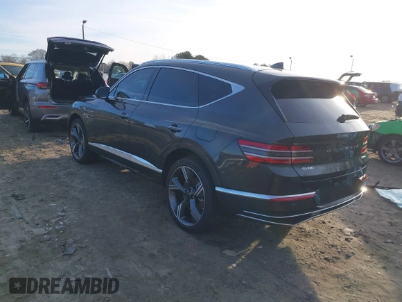 2025 Genesis GV80 Prestige with VIN KMUHEESC8SU222772, listed as a IAAI auction lot 41220766 with 3,528 mi miles and . Bid and sale history available at DreamBid. Image 3.