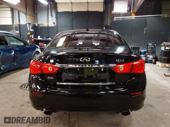 2017 Infiniti Q50 Premium z VIN JN1EV7AR7HM834870, wystawiony jako IAAI lot #42381151 z przebiegiem 89 438 mil mil oraz . Historia ofert i sprzedaży dostępna na DreamBid. Obrazek 16.