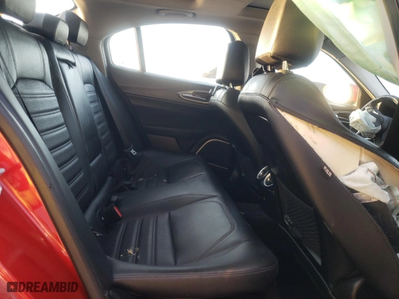 2017 Alfa Romeo Giulia Ti with VIN ZARFAEENXH7561419, listed as a Copart auction lot 74102554 with 0 mi miles and Salvage Title. Bid and sale history available at carsss.com. Image 10.