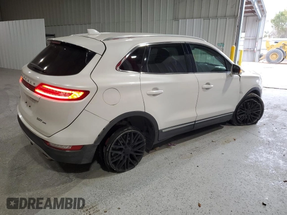 2018 Lincoln MKC Select with VIN 5LMCJ2D95JUL15099, listed as a Copart auction lot 41876765 with Not provided miles and Salvage title. Bid and sale history available at DreamBid. Image 3.