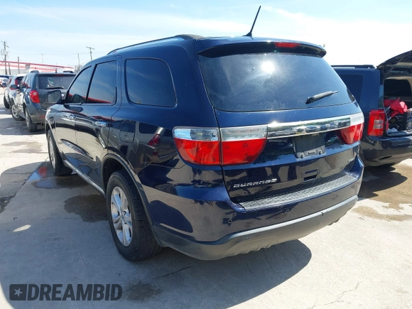 2013 Dodge Durango Crew z VIN 1C4RDHDG3DC679610, wystawiony jako IAAI lot #42398018 z przebiegiem 206 253 mil mil oraz . Historia ofert i sprzedaży dostępna na DreamBid. Obrazek 3.