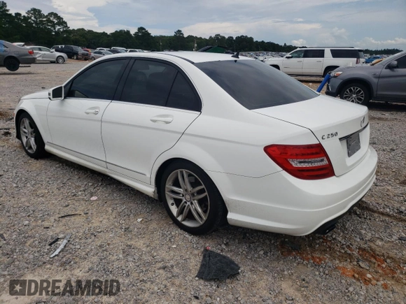 2014 Mercedes-Benz C 250 Sport with VIN WDDGF4HB4ER307402, listed as a Copart auction lot 60545145 with 131,283 mi miles and Salvage title. Bid and sale history available at DreamBid. Image 2.