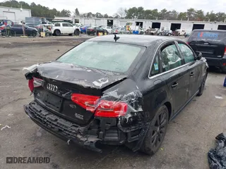 2015 Audi A4 Premium with VIN WAUBFAFL5FN025161, listed as a IAAI auction lot 38890494 with 1 mi miles. Bid and sale history available at carsss.com. Image 4.