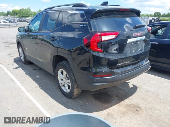 2024 GMC Terrain SLE with VIN 3GKALMEG1RL278502, listed as a IAAI auction lot 42236387 with 7,961 mi miles and . Bid and sale history available at DreamBid. Image 3.