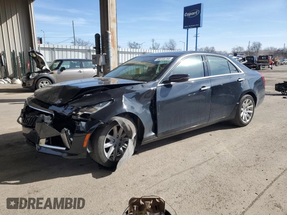 2015 Cadillac CTS RWD with VIN 1G6AP5SX8F0130675, listed as a Copart auction lot 50155755 with 141,817 mi miles and Salvage title. Bid and sale history available at DreamBid. Image 1.