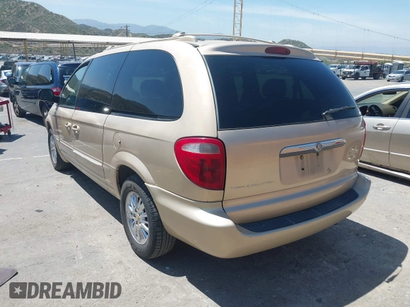 2001 Chrysler Town & Country Limited with VIN 2C8GP64L31R241168, listed as a IAAI auction lot 42094315 with 213,800 mi miles. Bid and sale history available at carsss.com. Image 3.