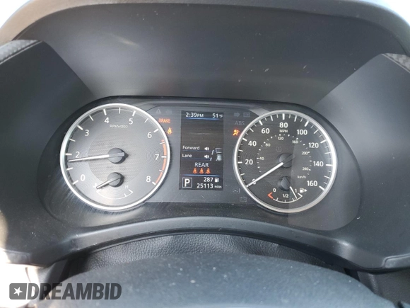 2024 Nissan Sentra S with VIN 3N1AB8BV3RY219613, listed as a Copart auction lot 51243755 with 25,113 mi miles and Salvage Title. Bid and sale history available at carsss.com. Image 9.