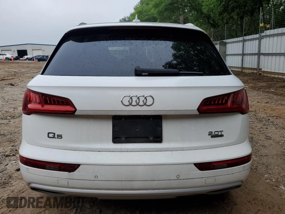2018 Audi Q5 Premium Plus with VIN WA1BNAFY9J2098068, listed as a Copart auction lot 56207175 with 89,418 mi miles and Salvage title. Bid and sale history available at DreamBid. Image 6.