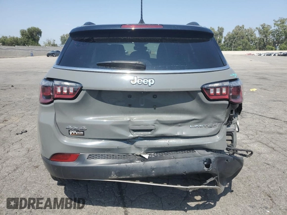 2022 Jeep Compass Limited с VIN 3C4NJDCB7NT117219, выставлен на аукционе Copart как лот 60330765 с пробегом 25 760 миль миль и Списание • Salvage title. История ставок и продаж доступна на DreamBid. Изображение 6.