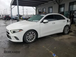 2021 Mercedes-Benz A 220 with VIN W1K3G4EB4MJ268713, listed as a Copart auction lot 44266385 with 54,228 mi miles and Salvage Title. Bid and sale history available at DreamBid. Image 1.