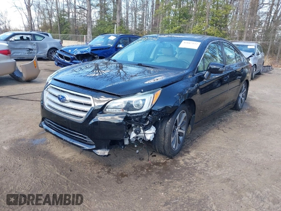 2016 Subaru Legacy 3.6R Limited with VIN 4S3BNEJ68G3020712, listed as a IAAI auction lot 41887152 with 92,009 mi miles. Bid and sale history available at carsss.com. Image 2.