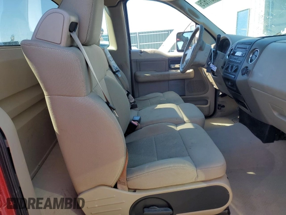2008 Ford F-150 XL with VIN 1FTRF12W78KC74213, listed as a Copart auction lot 46517675 with 92,239 mi miles and Salvage title. Bid and sale history available at DreamBid. Image 10.