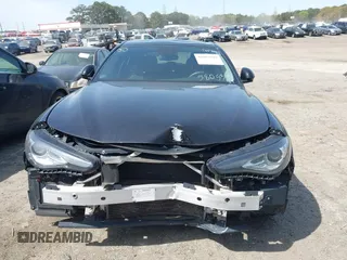 2018 Alfa Romeo Giulia with VIN ZARFAEBN7J7580536, listed as a IAAI auction lot 41883289 with 87,776 mi miles. Bid and sale history available at carsss.com. Image 11.