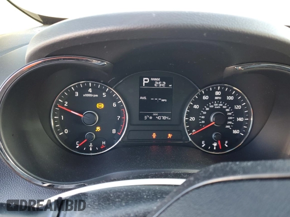 2017 Kia Forte LX with VIN 3KPFK4A78HE015159, listed as a Copart auction lot 41854995 with 40,784 mi miles and Salvage Title. Bid and sale history available at carsss.com. Image 9.