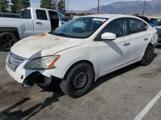 2014 Nissan Sentra S with VIN 3N1AB7APXEL681932, listed as a Copart auction lot 43285215 with 0 mi miles and Salvage Title. Bid and sale history available at carsss.com. Image 1.