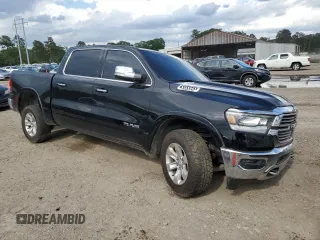 2019 Ram 1500 Laramie with VIN 1C6SRFJT6KN714870, listed as a Copart auction lot 55137815 with 92,941 mi miles and Salvage title. Bid and sale history available at DreamBid. Image 4.