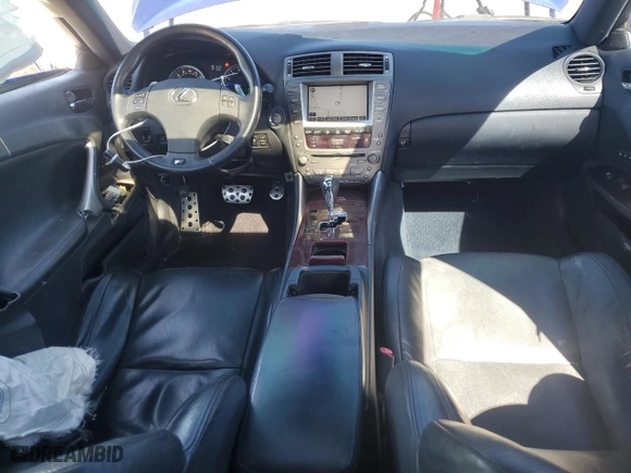 2008 Lexus IS F with VIN JTHBP262585004647, listed as a Copart auction lot 47167715 with NaN miles and Clean Title. Bid and sale history available at carsss.com. Image 8.