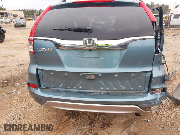 2015 Honda CR-V EX-L with VIN 2HKRM3H75FH541698, listed as a IAAI auction lot 40881491 with 168,341 mi miles. Bid and sale history available at carsss.com. Image 6.