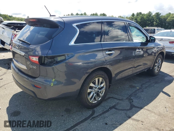 2014 Infiniti QX60 with VIN 5N1AL0MM9EC503343, listed as a Copart auction lot 64135015 with 130,998 mi miles and Clean title. Bid and sale history available at DreamBid. Image 3.