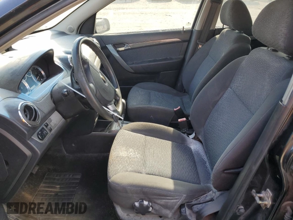 2007 Chevrolet Aveo LT with VIN KL1TG56627B058604, listed as a Copart auction lot 52907715 with Not provided miles and Clean title. Bid and sale history available at DreamBid. Image 7.