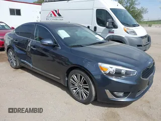 2014 Kia Cadenza Premium z VIN KNALN4D76E5140171, wystawiony jako IAAI lot #42251725 z przebiegiem 85 385 mil mil oraz . Historia ofert i sprzedaży dostępna na DreamBid. Obrazek 1.