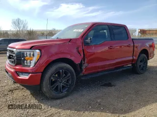 2022 Ford F-150 XL with VIN 1FTEW1EP3NFA79541, listed as a Copart auction lot 49204215 with 54,992 mi miles and Salvage Title. Bid and sale history available at carsss.com. Image 1.