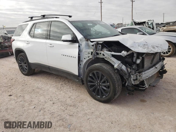 2023 Chevrolet Traverse RS with VIN 1GNERJKW4PJ261114, listed as a Copart auction lot 89275585 with 33,957 mi miles and Salvage Title. Bid and sale history available at carsss.com. Image 4.