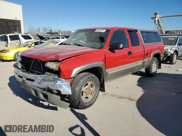 2003 Chevrolet Silverado 1500 with VIN 2GCEK19V131212211, listed as a Copart auction lot 83653254 with 0 mi miles and Salvage Title. Bid and sale history available at carsss.com. Image 1.