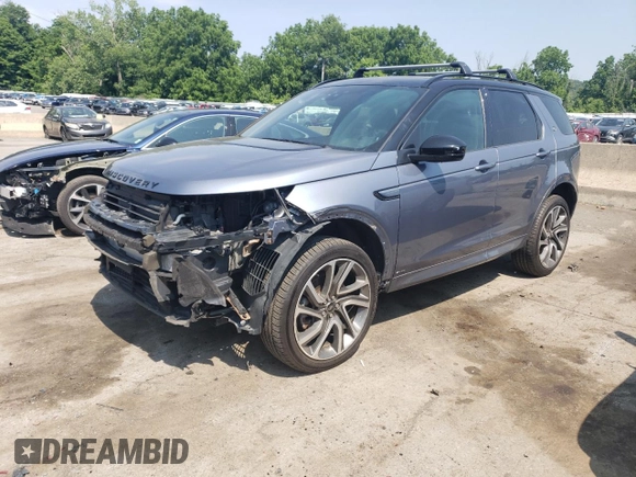 2020 Land Rover Discovery with VIN SALCM2GX8LH869590, listed as a Copart auction lot 58780584 with 28,000 mi miles and Salvage Title. Bid and sale history available at DreamBid. Image 1.